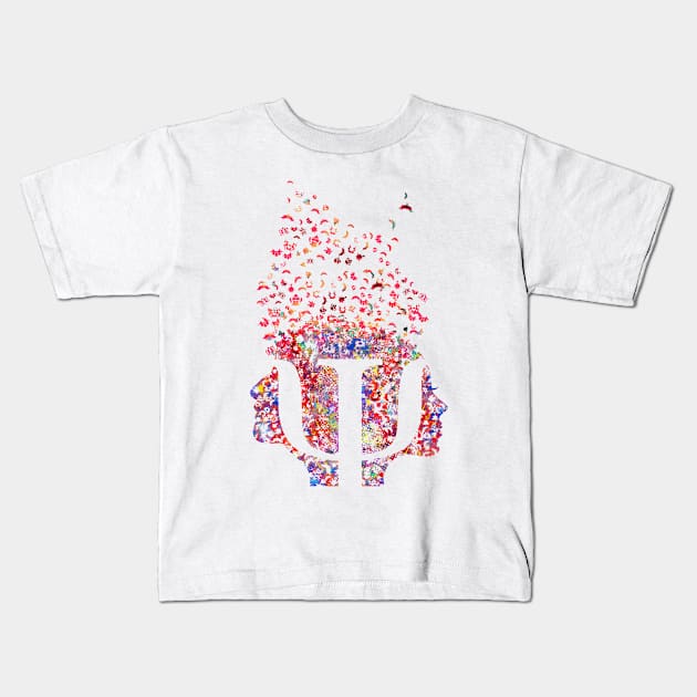 Mind and psychology Kids T-Shirt by RosaliArt